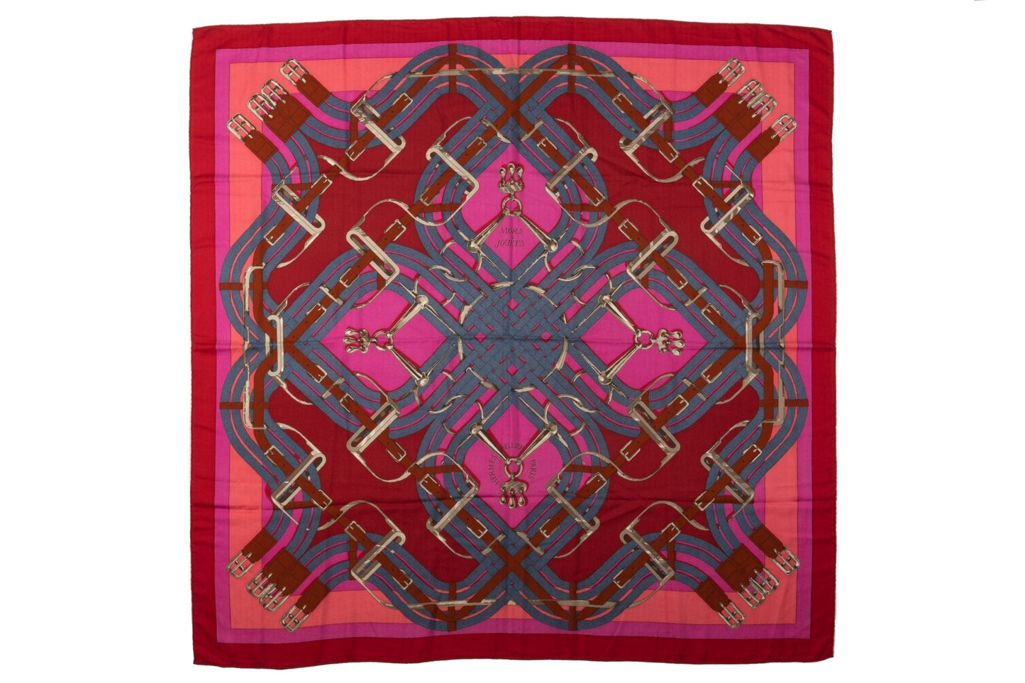 Hermes Preloved Sellier Cashmere Shawl