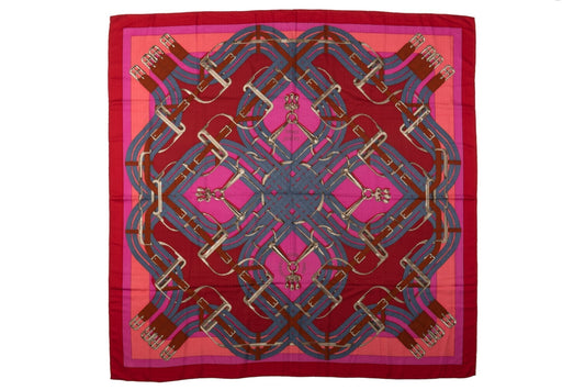 Hermes Preloved Sellier Cashmere Shawl