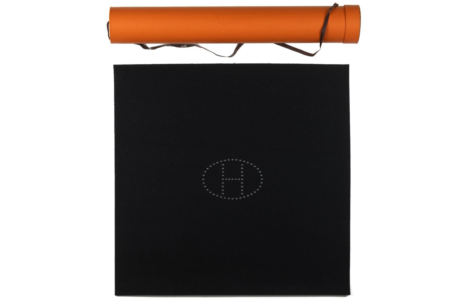 Hermes NIB Black Felt Cards Table Cover