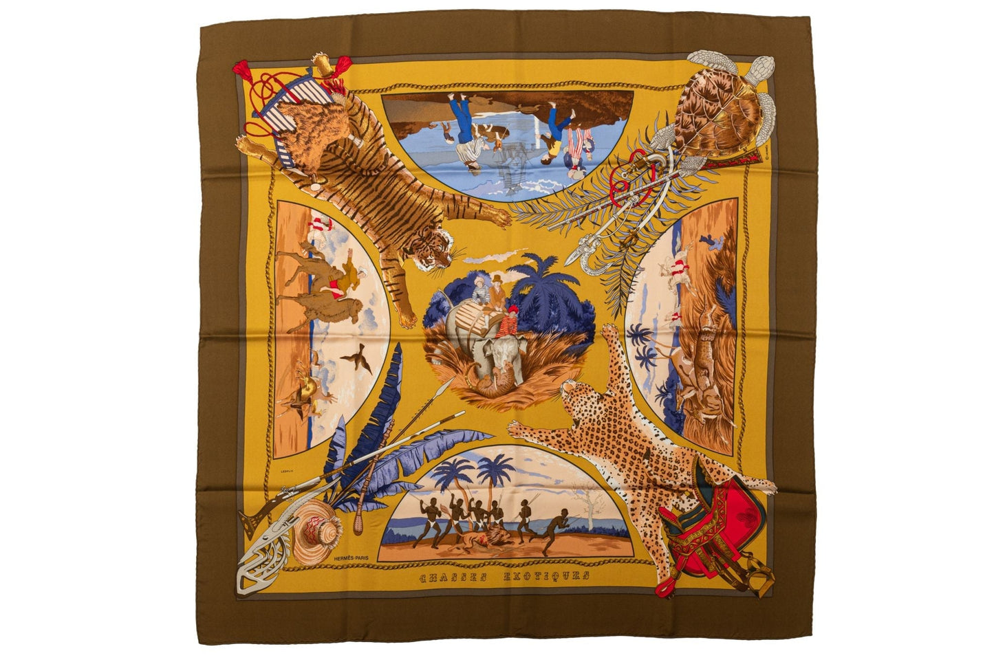 Hermes Chasses exotiques by Dallet Scarf