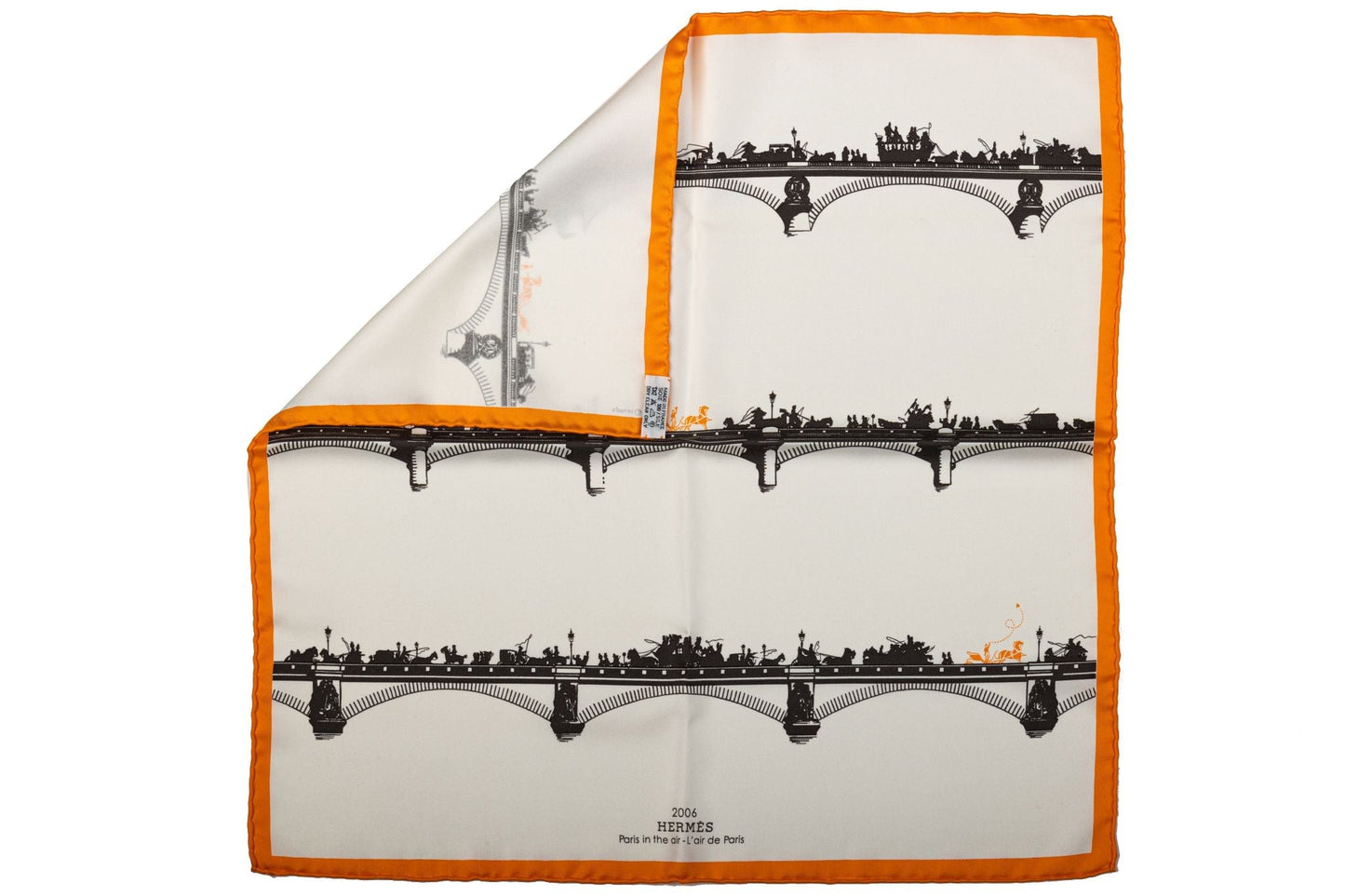 Hermes Le Ponts De Paris Silk Gavroche