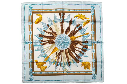 Hermes Cuillers d'Afrique Scarf Latham