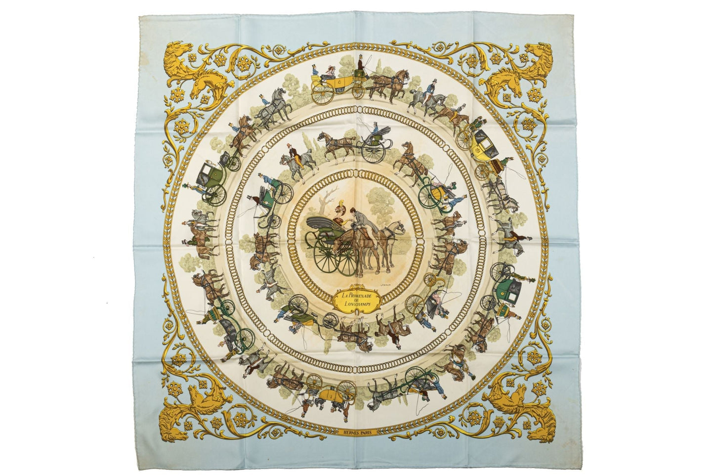 Hermes La Promenade Longchamps Scarf