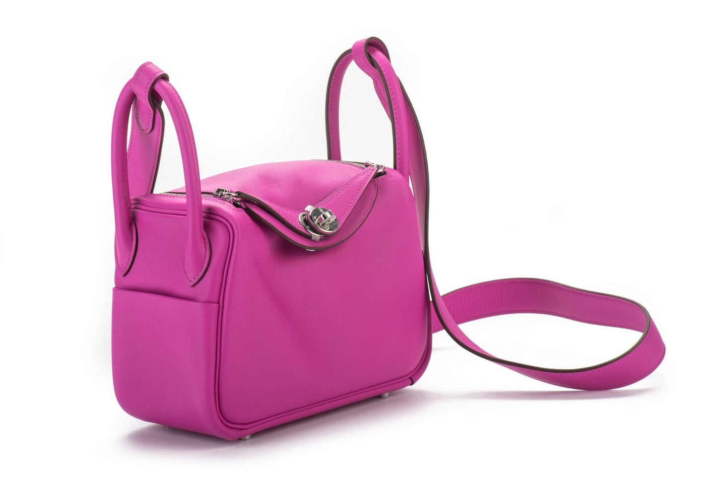 Hermes Mini Lindy Magnolia Swift BNIB