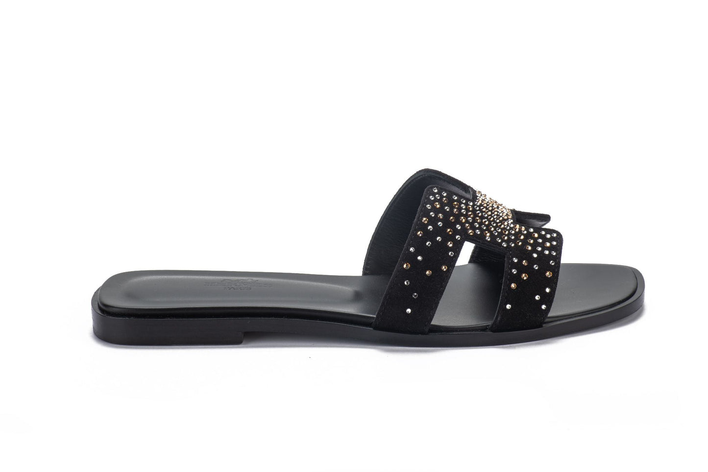 Hermes Lim.Ed. Black Rhinestones Oran BN