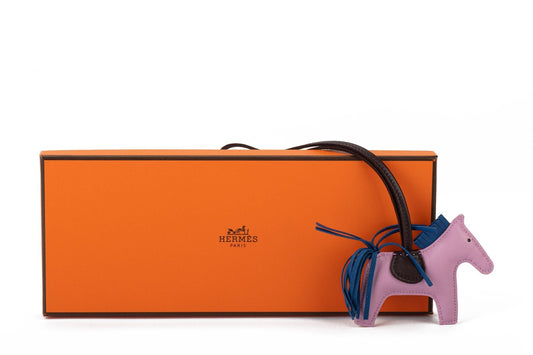 Hermes BNIB Rodeo Small Mauve Blue