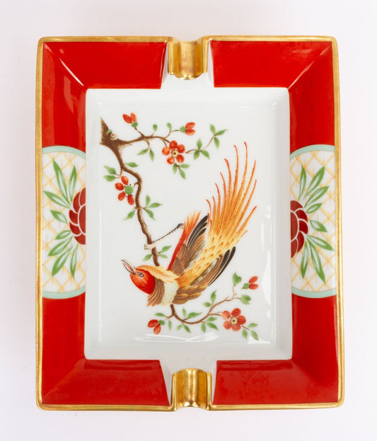 Hermes Vintage Ashtray Exotic Bird