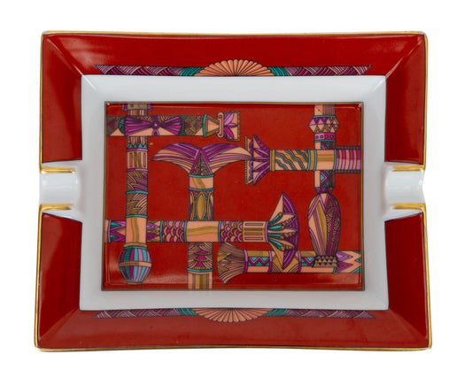 Hermes Vintage Ashtray Red