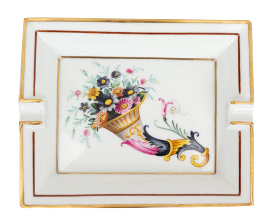 Hermes Vintage Ashtray Cornucopia Flower