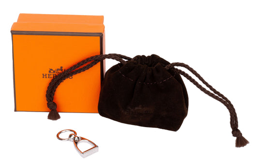 Hermes BNIB Palladium Scarf Ring