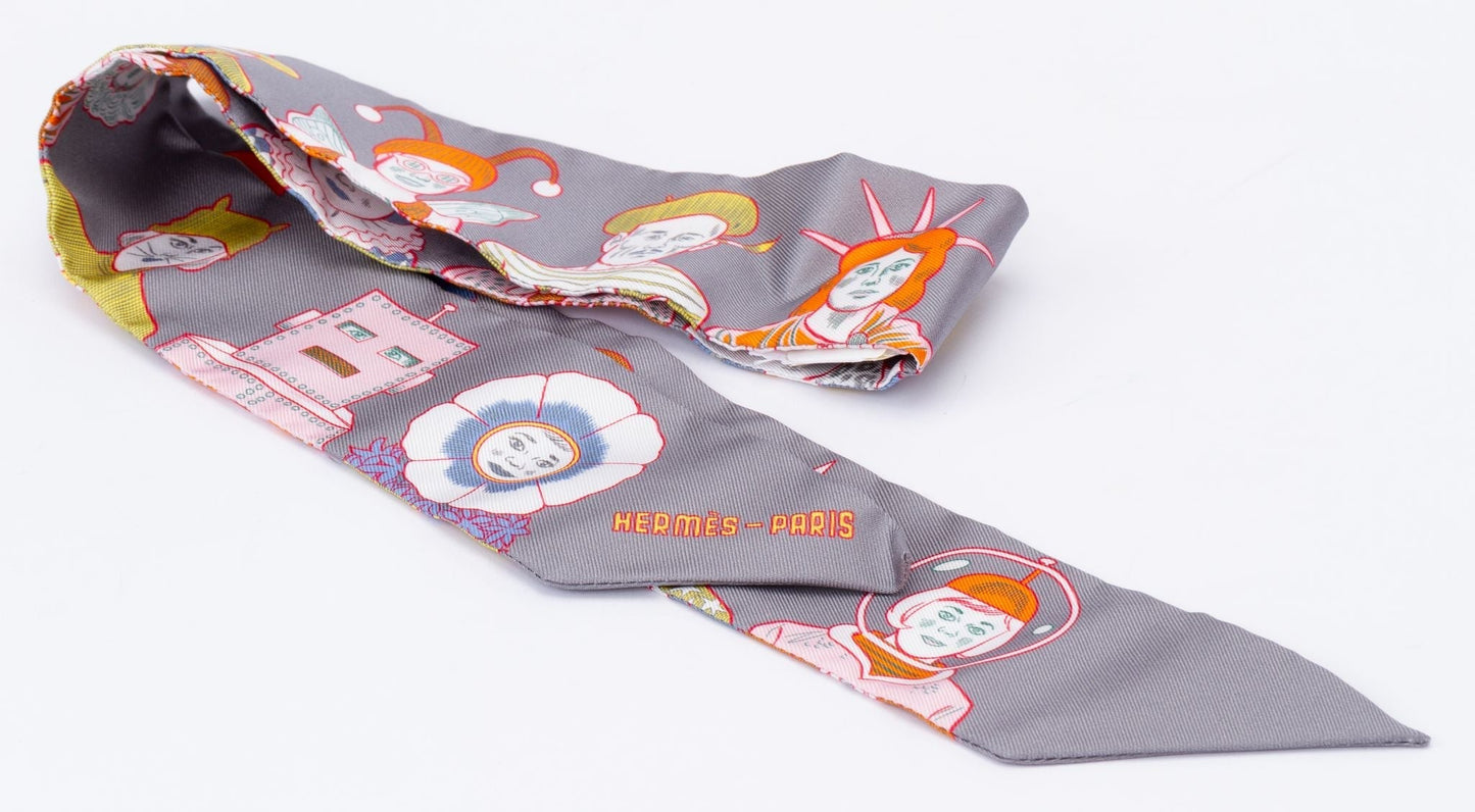 Hermes BN Grey Dresscode Edition Twilly