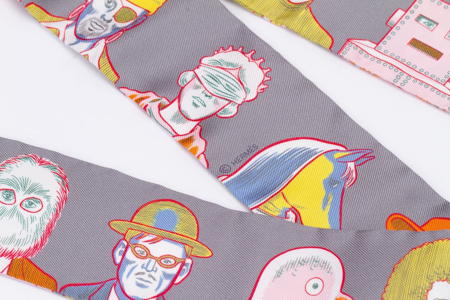 Hermes BN Grey Dresscode Edition Twilly