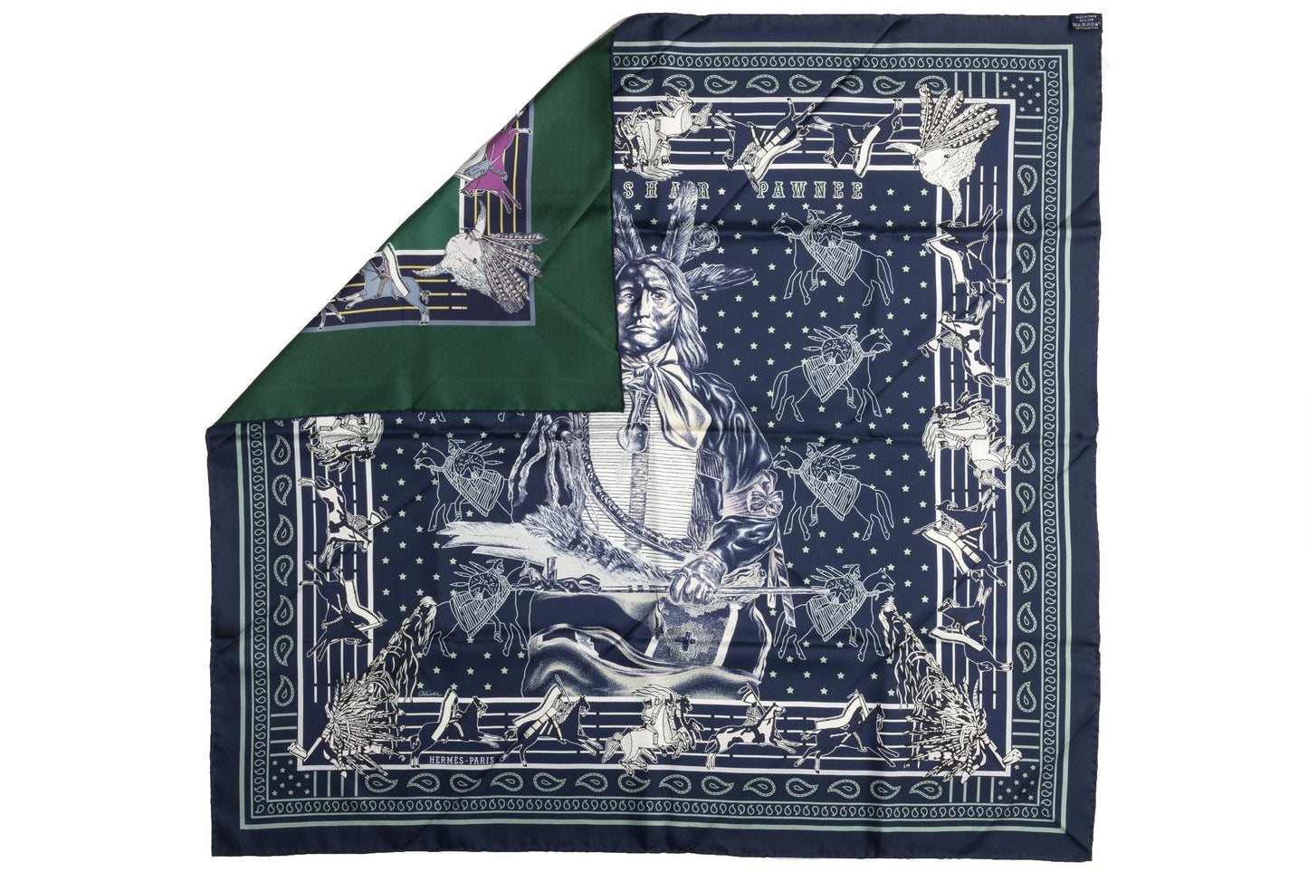 Hermes Lim. Ed. Pawnee Bandana Scarf