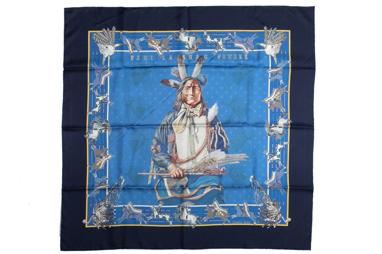 Hermes Lim. Ed. Pawnee Bandana Scarf