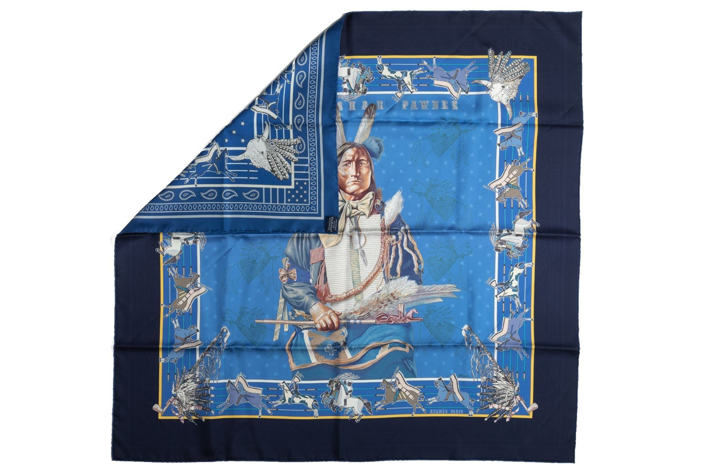 Hermes Lim. Ed. Pawnee Bandana Scarf