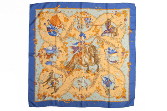 Hermes Petit Prince Silk Scarf