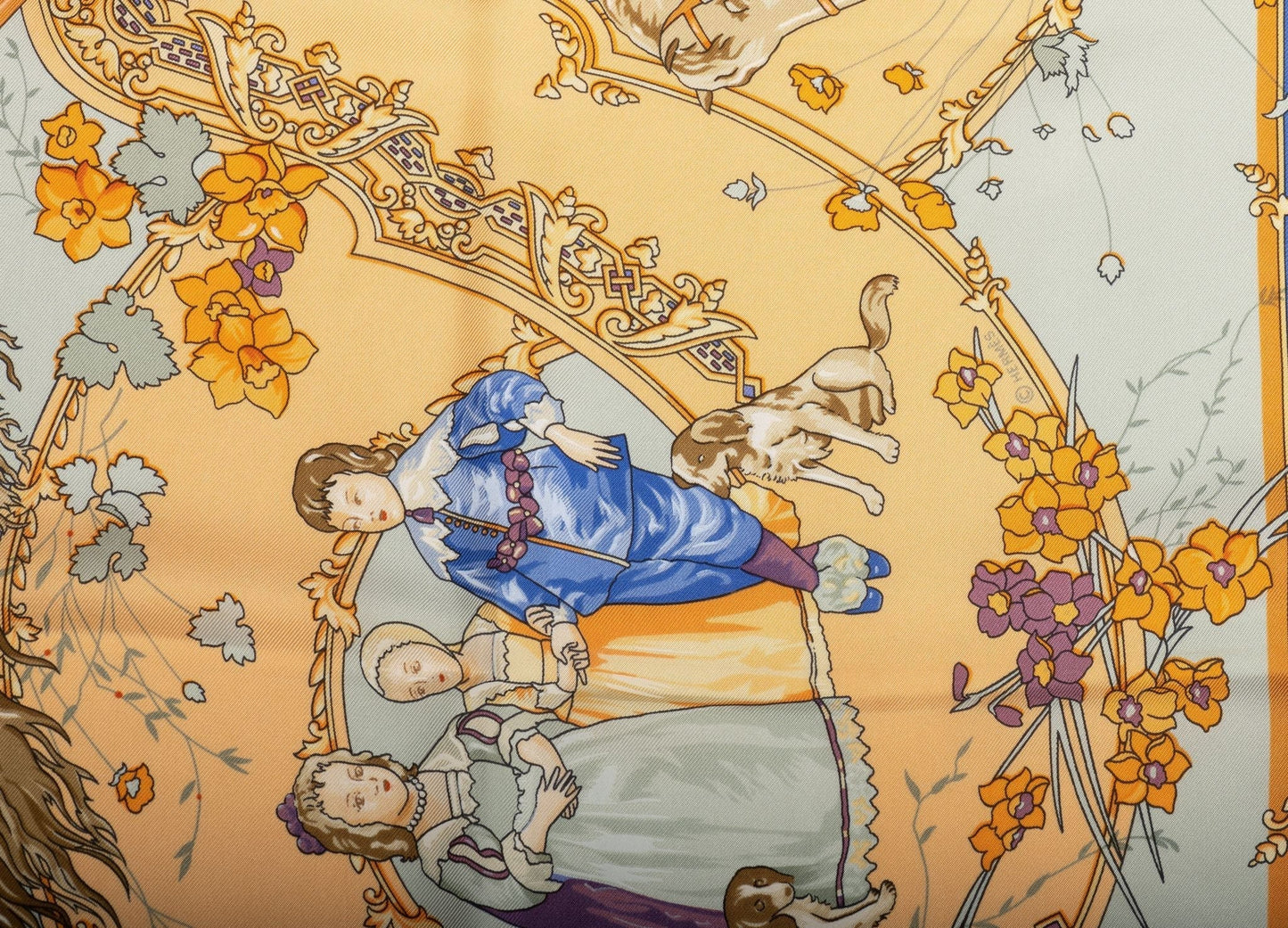 Hermes Petit Prince Silk Scarf
