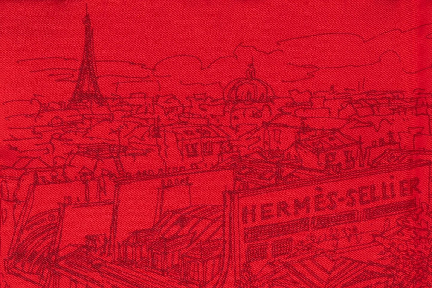 Hermes BNIB Red Rue Foubourg Gavroche