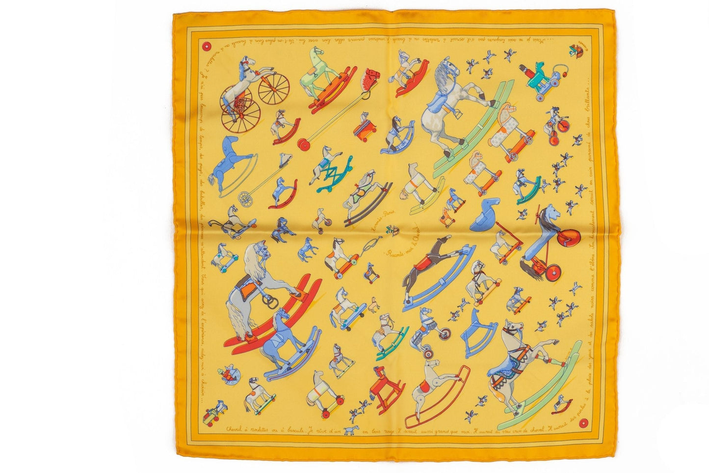 Hermes NIB Raconte Moi Le Cheval Scarf