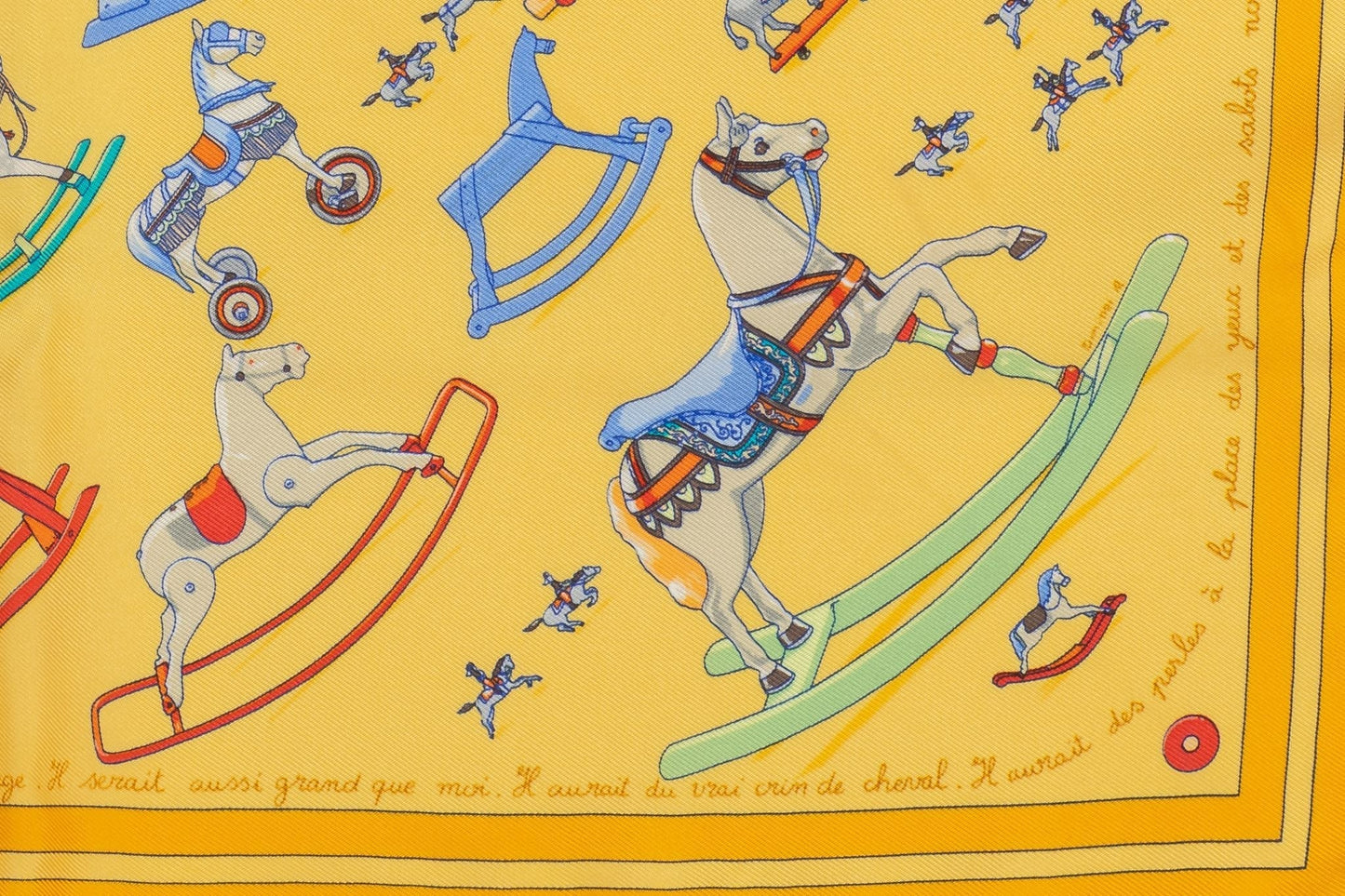 Hermes NIB Raconte Moi Le Cheval Scarf