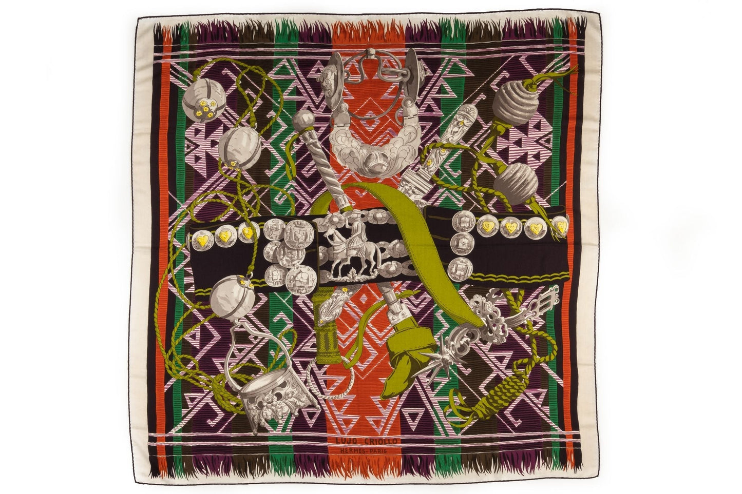 Hermes Lujo Criollo Cashmere Shawl