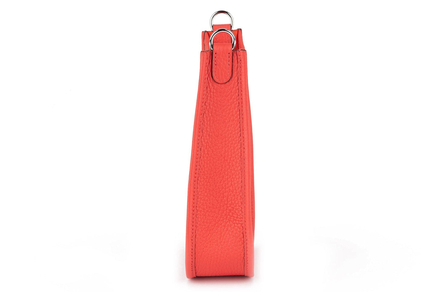 Hermes BNIB Rouge Pivoine Mini Evelyne