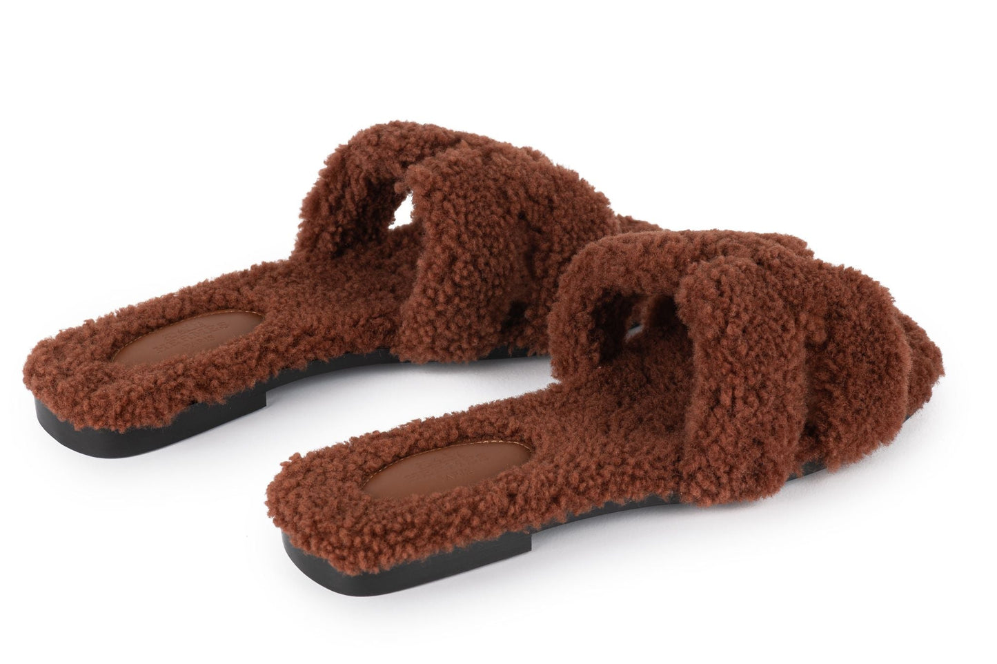 Hermes Shearling Oran Teddy Cognac BNIB