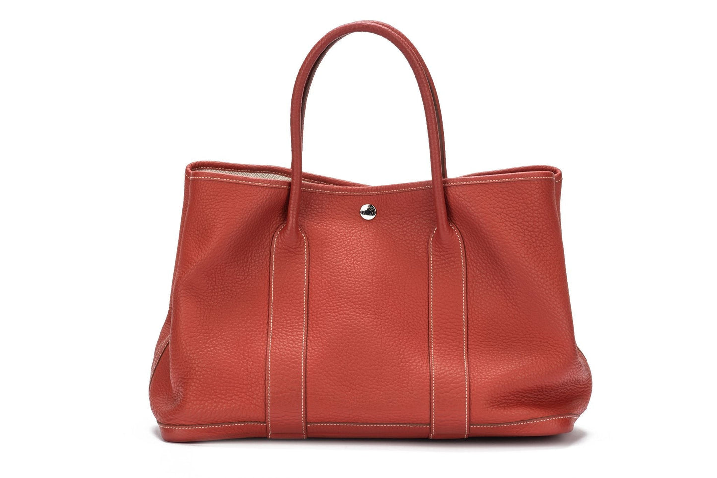 Hermes Large Garden Party Bag Sanguine