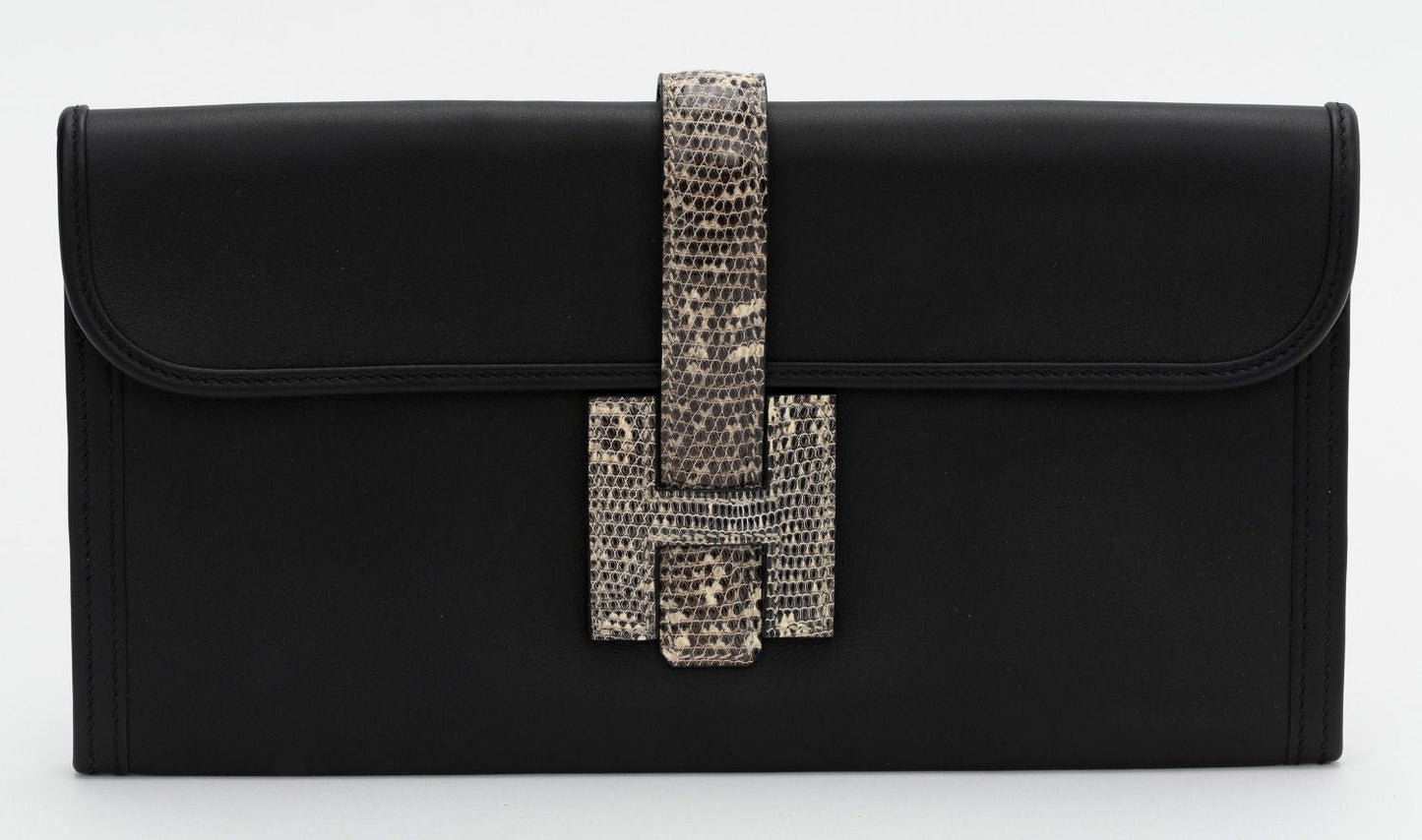 Hermes Jige Elan Swift Ombre Lizard