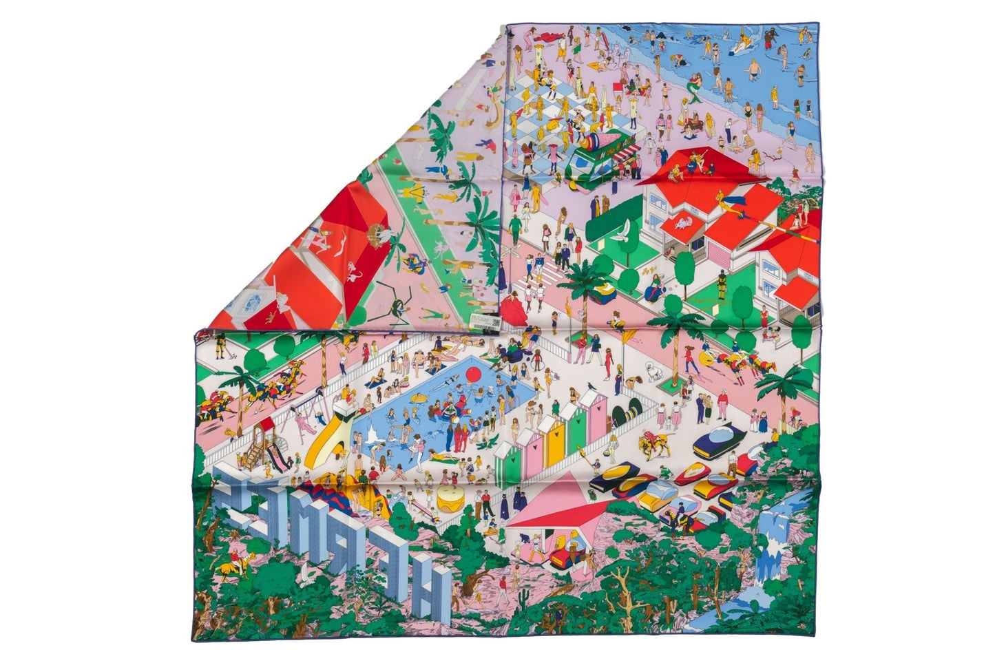 Hermes "On the Beach" Silk Scarf BNIB