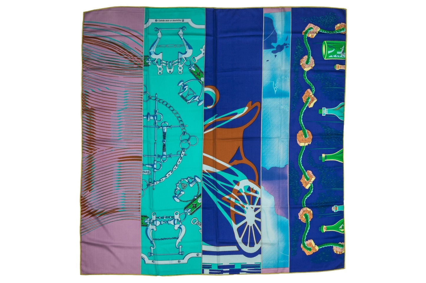 Hermes Multicolor Cashmere Shawl