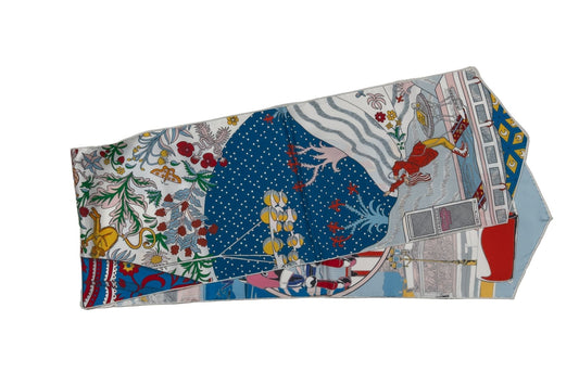 Hermes NIB Super Hero Comics Silk Stole