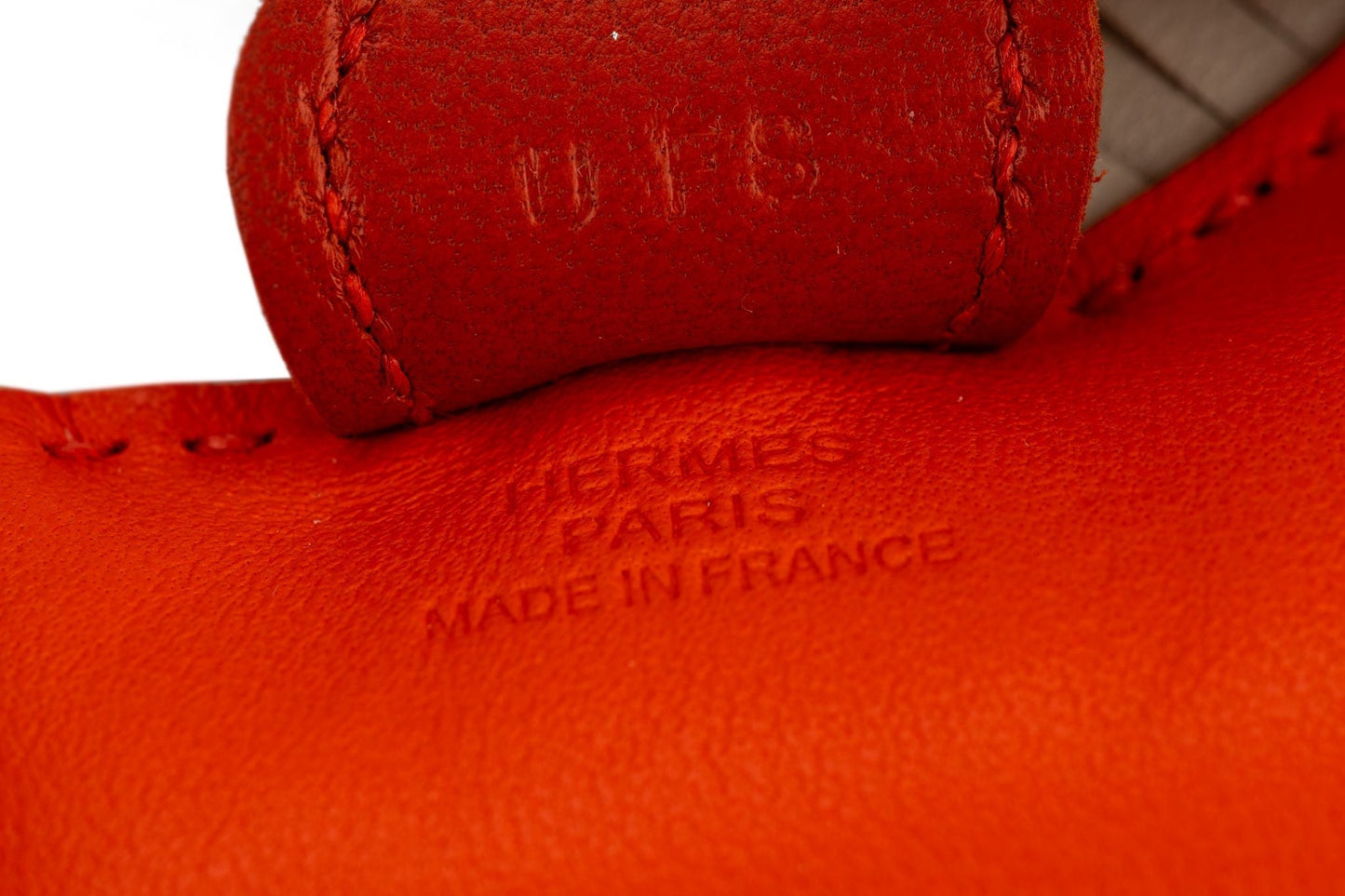Hermes Orange PM Grigri Rodeo Charm