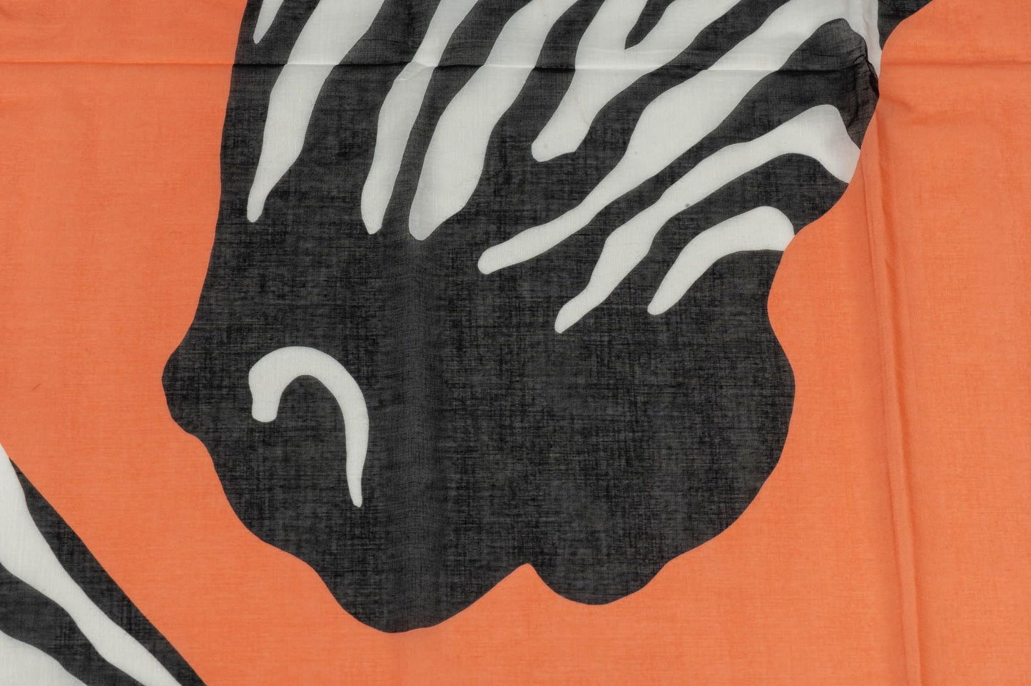 Hermes New Orange Zebra Sarong Shawl