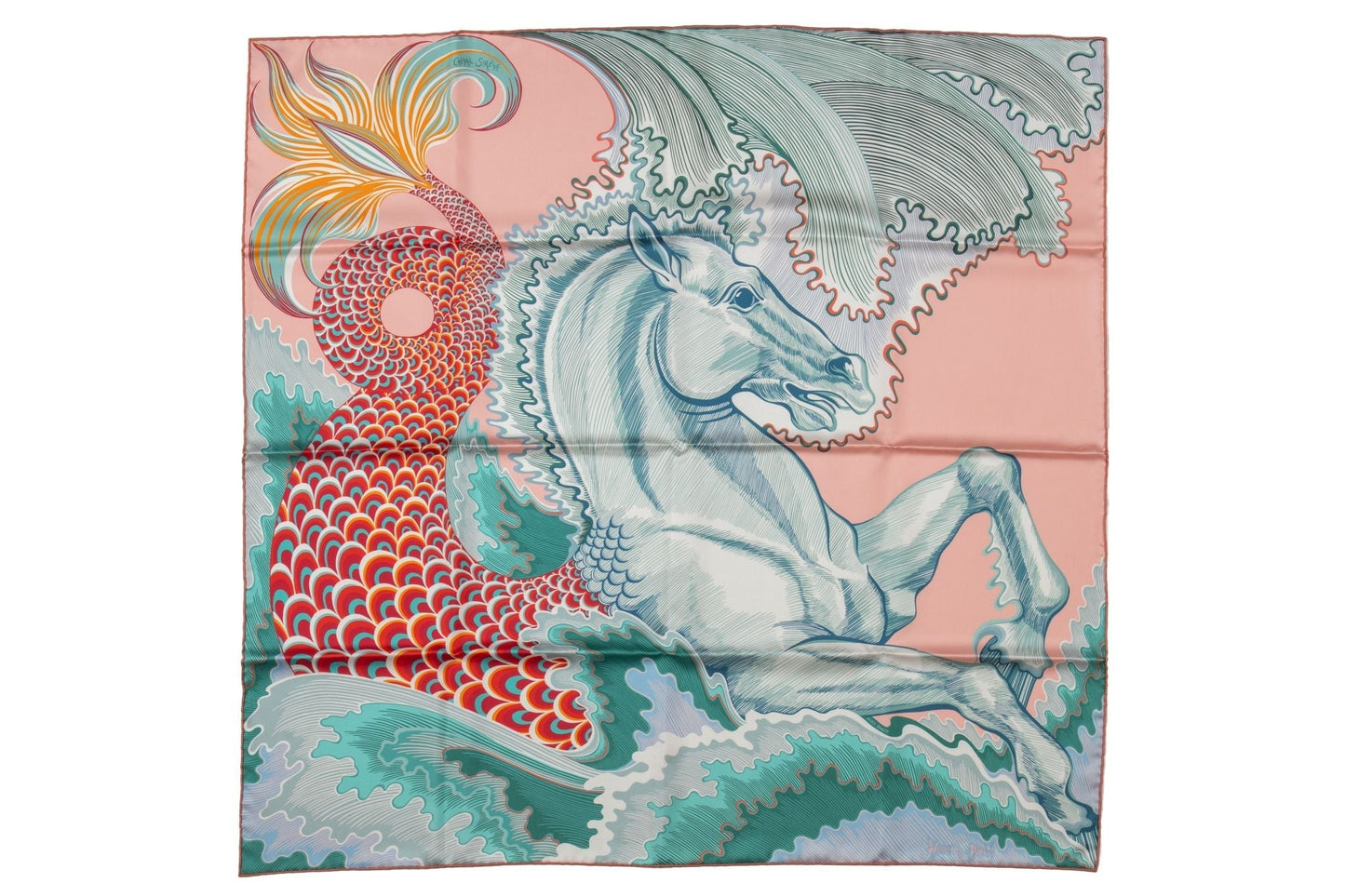 Hermes New Cheval Sirene Scarf Shirley