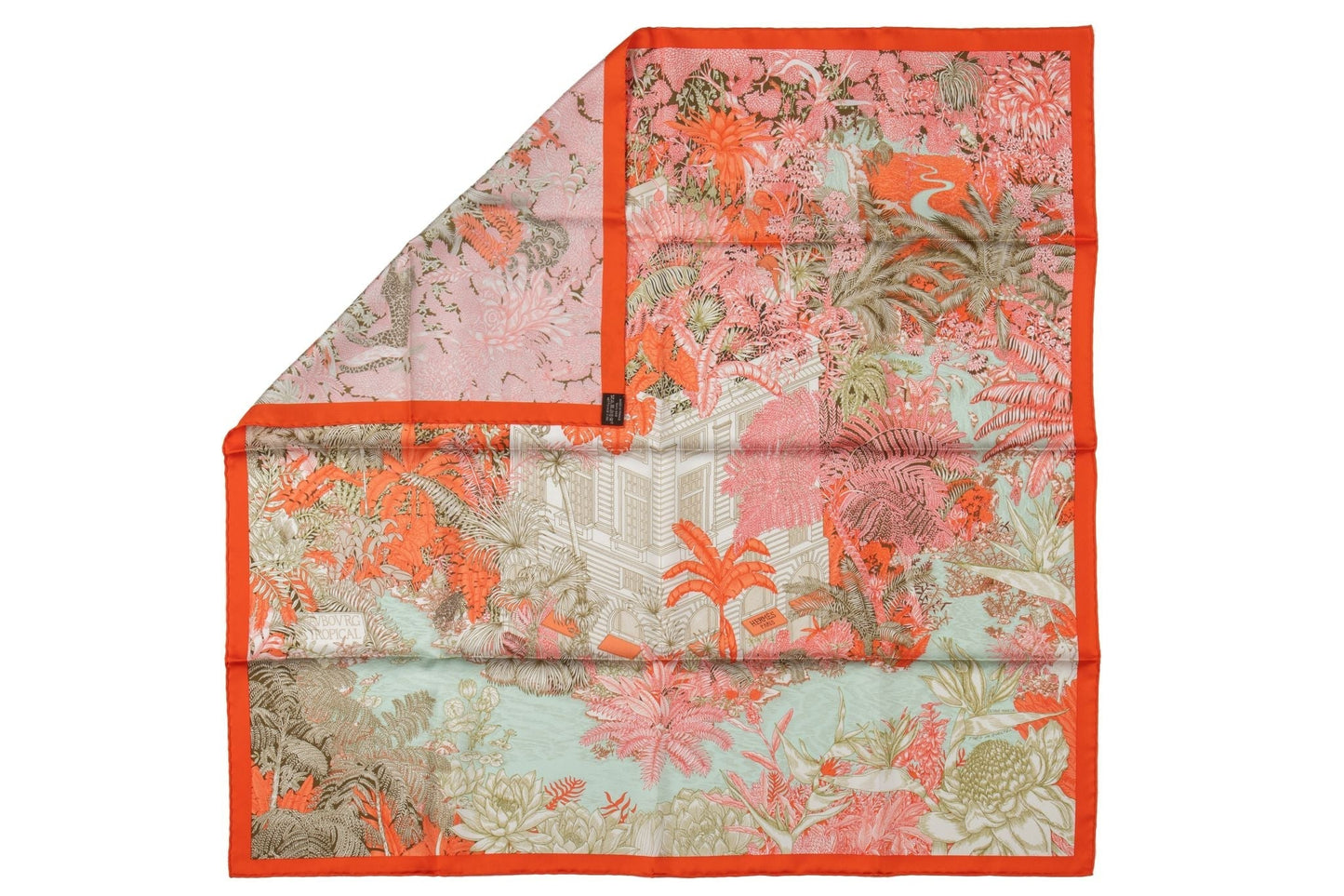Hermes Tropical Garden Silk Scarf