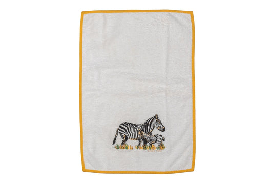 Hermes Vintage Terry Cloth Zebra Towel