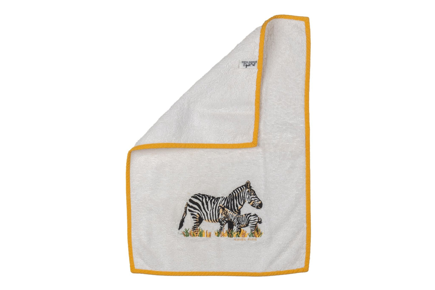 Hermes Vintage Terry Cloth Zebra Towel