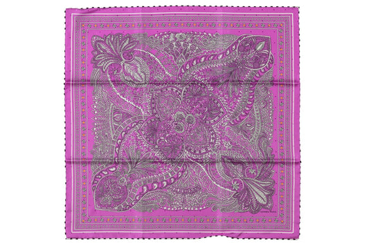 Hermes New Pink Bandana Small Scarf