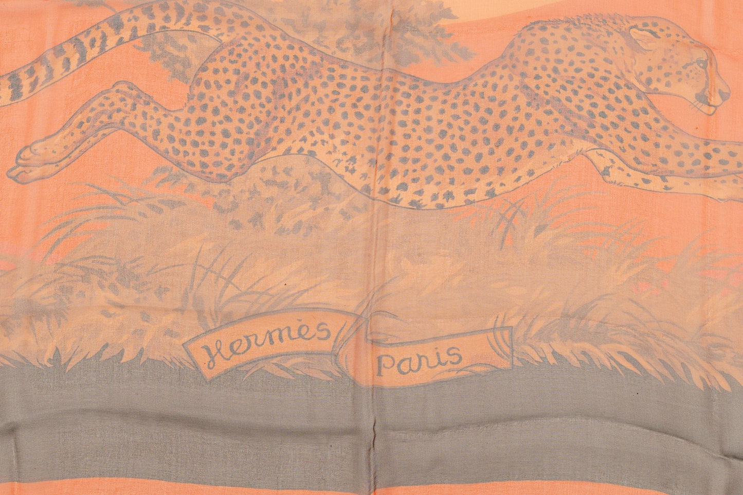Hermes âœGuepardsâ? Silk Chiffon Shawl