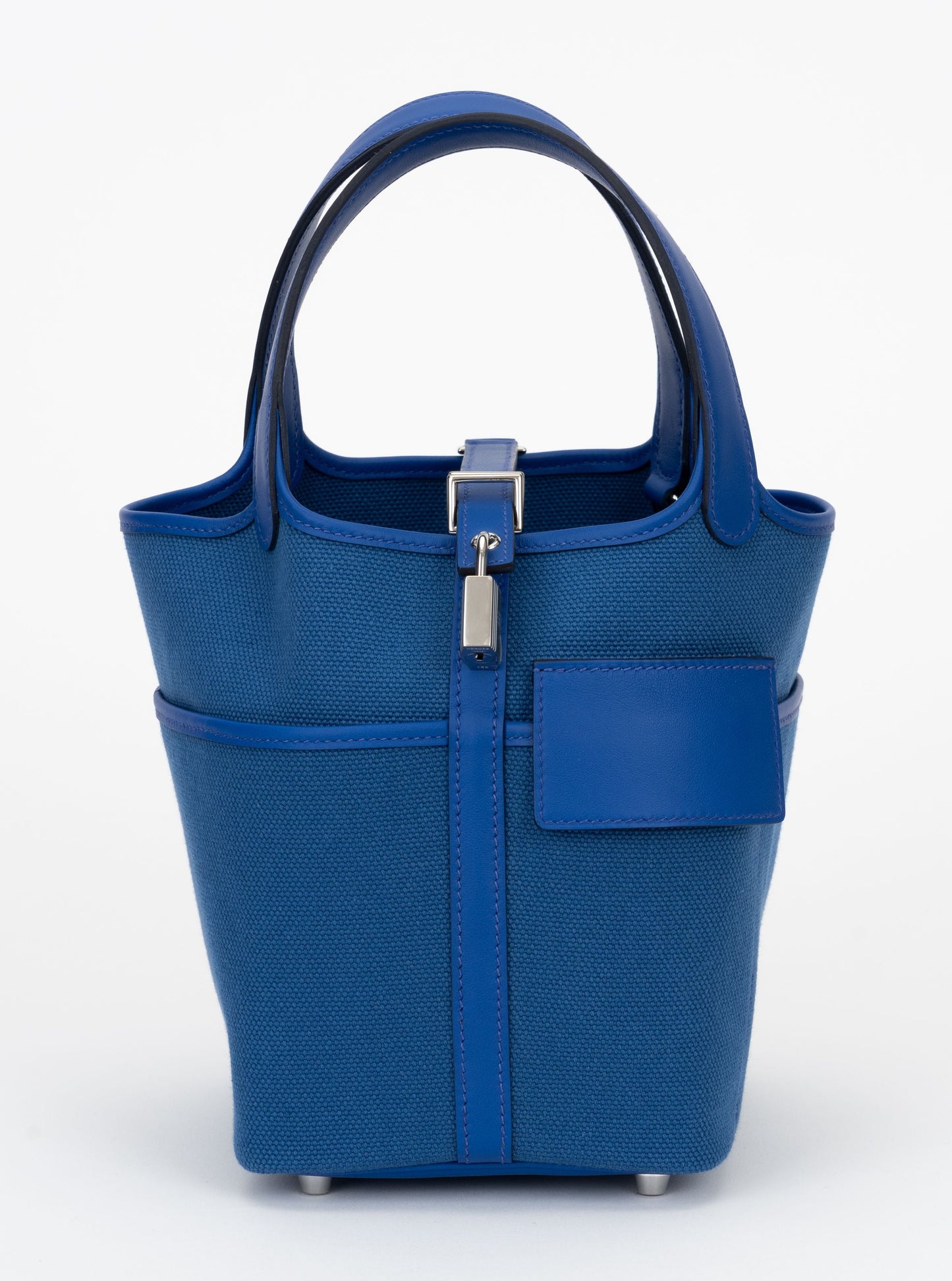 NIB Hermes Blue Royal Cargo Picotin 18
