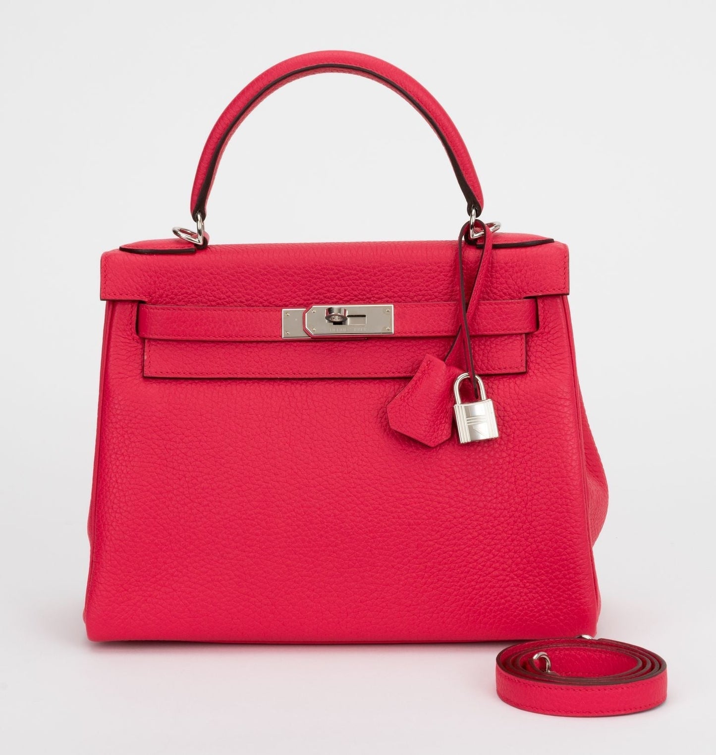 Hermes New Kelly 28 Rose Mexico Clemence
