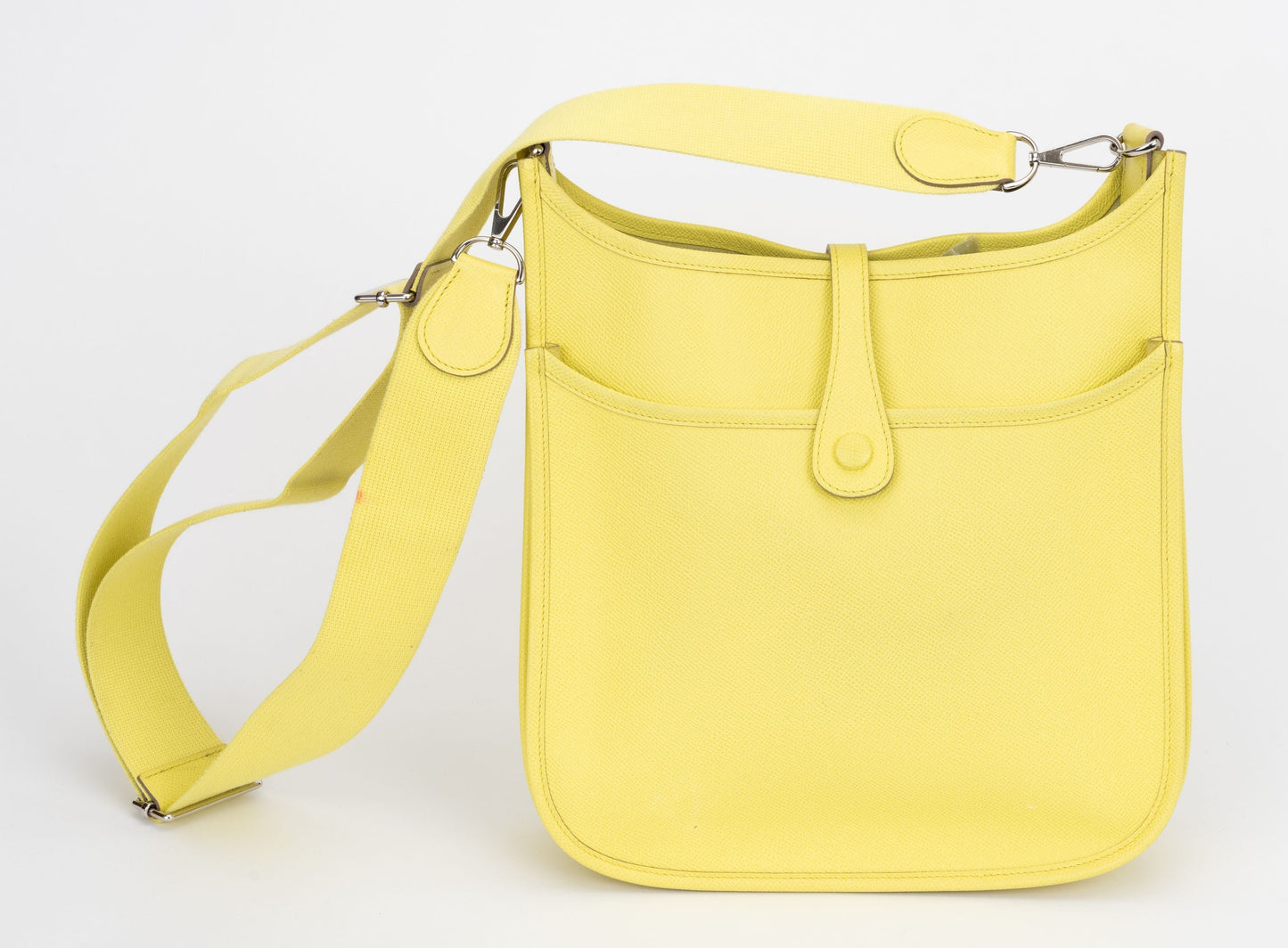 Hermes Jaune Poussin Epsom Evelyne PM