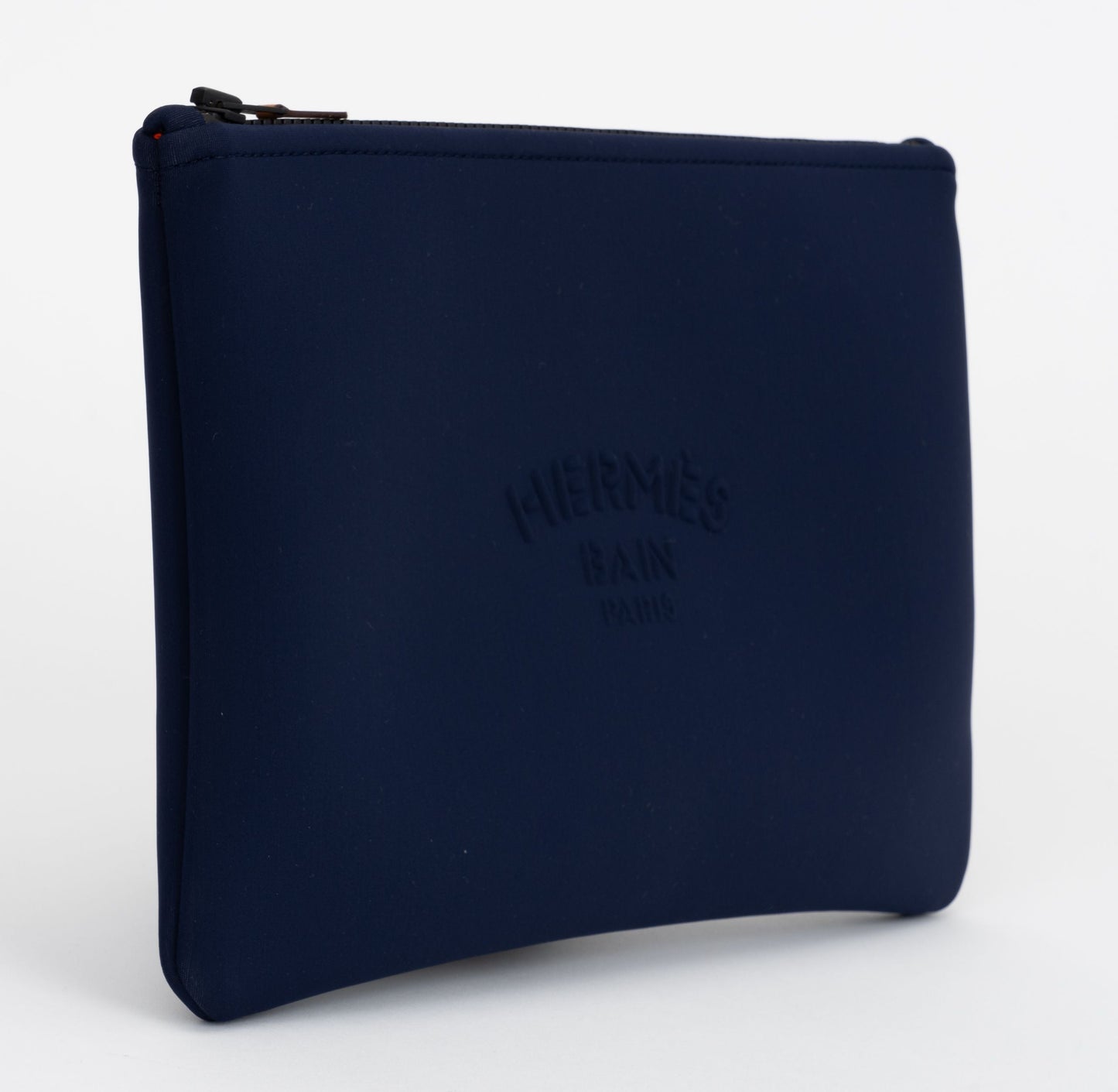 Hermes New Navy Neoprene Pouch
