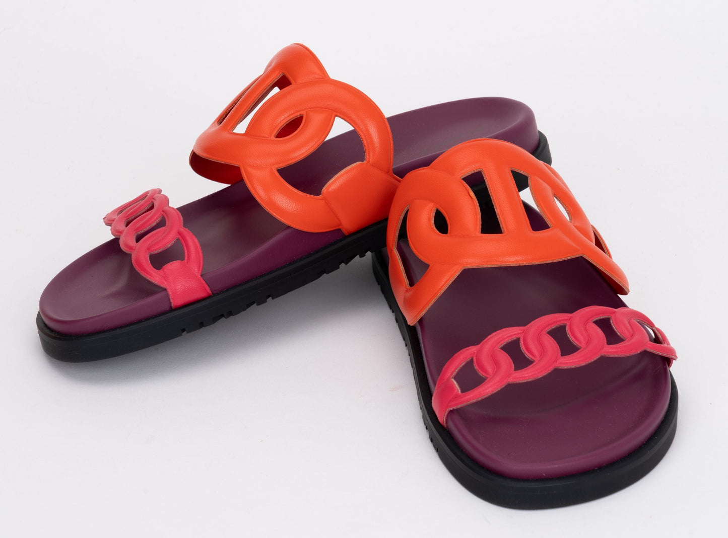 Hermes New Chain D Ancre 38 Sandals