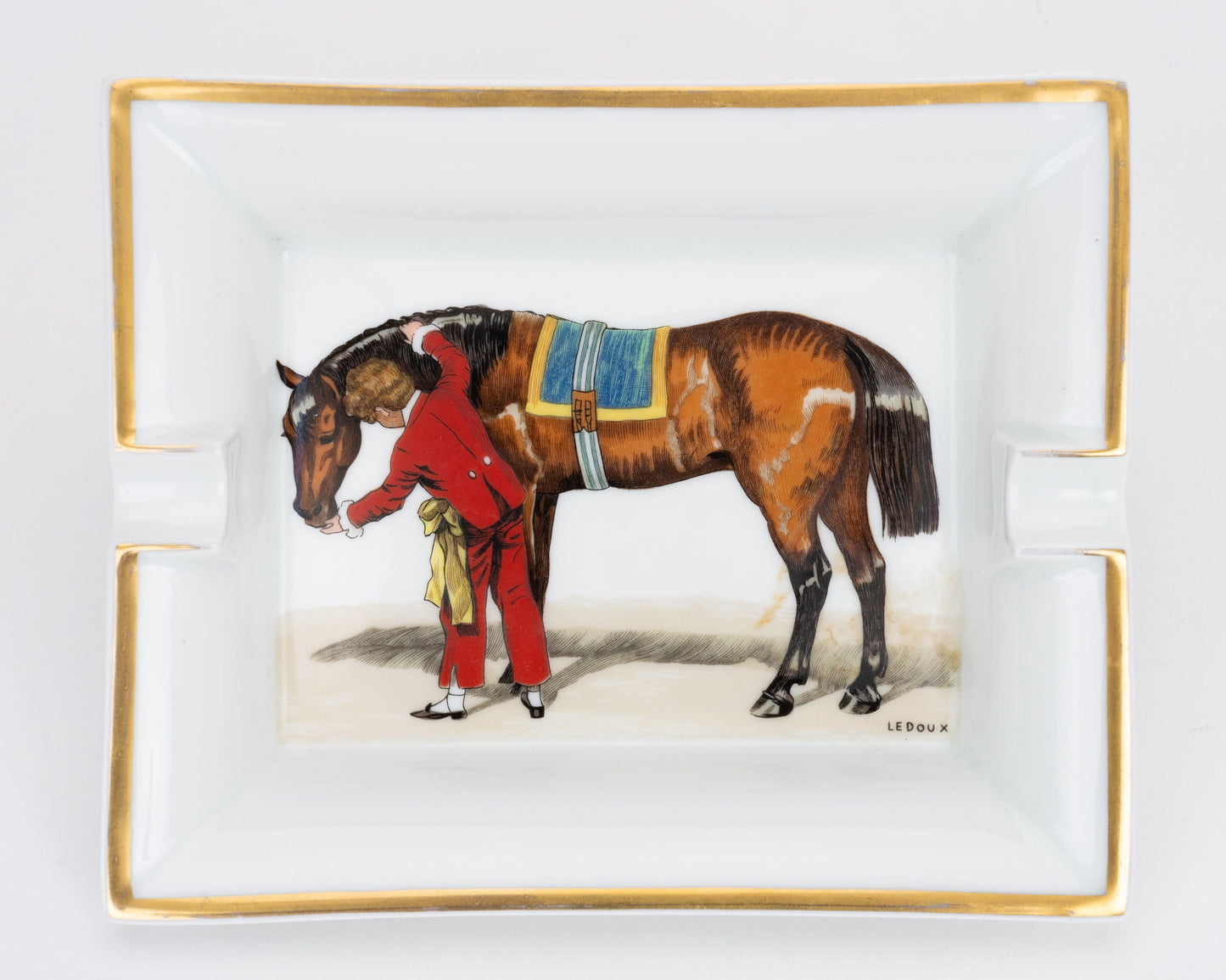 Hermes Horse Ledoux Porcelain Ashtray