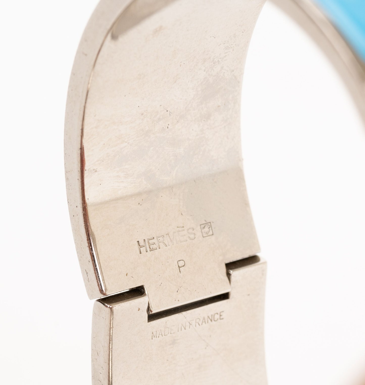 Hermes Clic Clac Turquoise H Bracelet MD