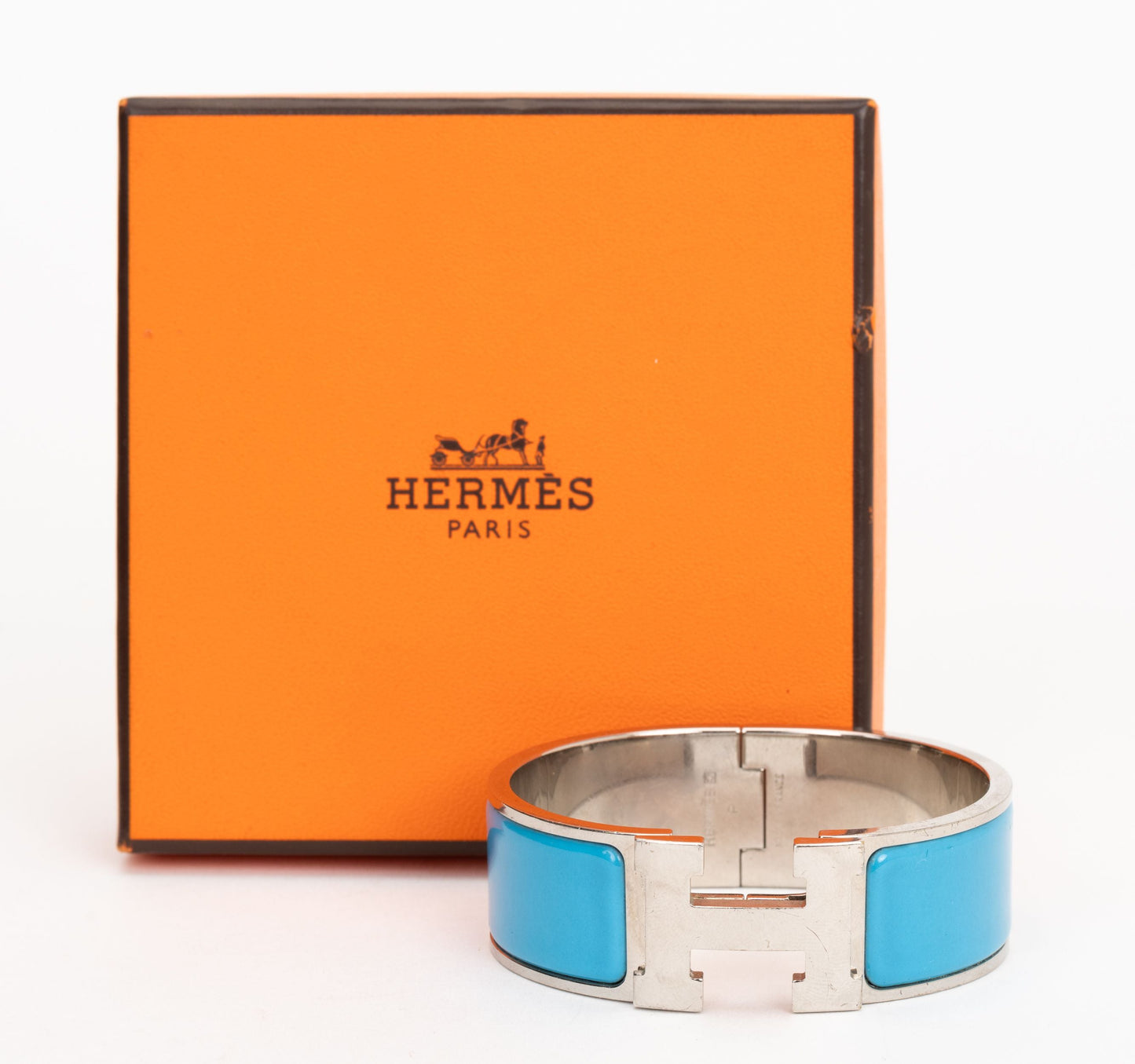 Hermes Clic Clac Turquoise H Bracelet MD
