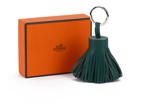 Hermes New Vert Cypress Carmen Keychain