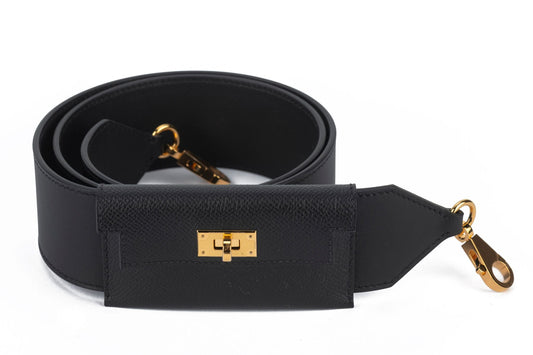 Hermes Kelly Bandouliere Black Epsom NIB